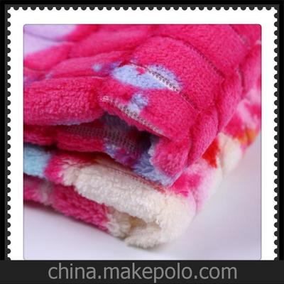 高品質(zhì)印花提花方塊珊瑚絨面料 打開發(fā)掘時尚可能性的大門